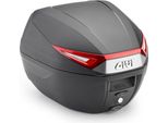 Bauletto Monolock Givi C30 Nero Rosso 30L