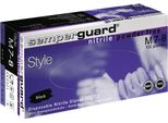 Guanti Monouso Semperguard Nitrile Style Taglia L Nero Nitrile 100 Pezzi/Scatola