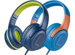 Con Microfono, Cuffie Per Bambini Per Scuola/Viaggio/Pc/Tablet, Limitatore Di Volume 85/94Db, Suono Stereo, Pieghevoli, Regolabili, Condivisione Audio