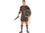 Gladiatore Romano Antico Costume Da Guerriero Carnevale Tunica Capo Spada Armatura, Taglia: 54 - 56 (Xl) Colore: Beige