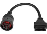 Camion Interfaccia Diagnostica Adattatore, Cavo, Adattatore Presa 16 Pin OBD2 9 Strumenti Auto Cavo, J1939-9Pin Obd Obdii