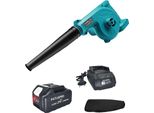 Soffiatore A Batteria Regolabile, Potenza 18V, Velocità 16000 Giri/Min, Batteria 1PC 4.0AH, Ue