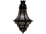 Lampada Da Soffitto Elmas Nero 60Cm | Lampada Orientale In Metallo