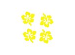 Adesivo Adesivo Riflettente Fiore Giallo