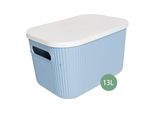 Contenitori Ribelli Con Coperchio, 13L Serie Alythia Blue