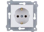 Presa Di Terra 2P+T Schuko Bianco 237/01E Exen