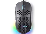 ×Tmkb M1SE Mouse Da Gioco Con Cavo, Sensore Ottico Da 12800 Dpi, 6 Pulsanti Programmabili, Gioco Rgb Personalizzabile, Mouse Da Gioco Ergonomico Per Pc, Nero