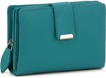 Portafoglio Da Donna In Morbida Pelle Con Protezione Rfid - Portafoglio Da Donna (Verde)