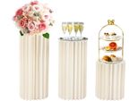 Set Di Portafiori, Design Estetico, Alta Capacità Di Carico, Bianco, M