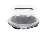 Contenitore Per Torte Ribelli Rotondo Con Coperchio E Manico, Contenitore Per Torte Diametro 30 Cm, Altezza 15 Cm, Contenitore Per Torte, Coperchio Per Torte, Senza Bpa, Lavabile In Lavastoviglie
