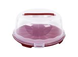 Contenitore Per Torte Ribelli Rotondo Con Coperchio E Manico, Contenitore Per Torte Diametro 30 Cm, Altezza 15 Cm, Contenitore Per Torte, Coperchio Per Torte, Senza Bpa, Lavabile In Lavastoviglie