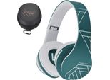 Cuffie Over-Ear Bluetooth, Cuffie Stereo Pieghevoli Senza Fili E Con Cavo Con Microfono Integrato, Micro Sd/Tf, Fm Per Telefoni Cellulari/Ipad/Laptop E Pc