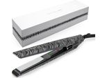 Piastra | Piastra Per Capelli Da Donna | Piastre In Titanio E Arricciacapelli Per Capelli Fini | Ferro Professionale Con Controllo Della Temperatura (Zebra Silver Soft Touch)