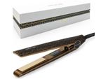 Piastra Per Capelli Da Donna | Piastre E Arricciacapelli In Titanio Per Capelli Fini | Ferro Professionale Con Controllo Della Temperatura (Leopard Gold Soft Touch)