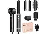 Styler Per Capelli 5 In 1, Styler Per Capelli Con Asciugacapelli Da 110.000 Giri Al Minuto, Spazzola Per Asciugacapelli Con Flusso D'aria Da 20 M/S, Set Di Styler Per Capelli Da 320 Milioni Di Pezzi, Ferro Arricciacapelli, Spazzola Lisciante