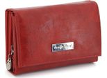 Portafoglio Da Donna Con Molti Scomparti, Borsellino Da Donna In Pelle Finta, Portafoglio Da Donna (Rosso)
