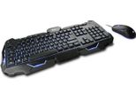 Set Di Tastiera E Mouse Da Gioco, Set Di Tastiera E Mouse Da Gioco Illuminati | Illuminazione A Led | Rgb | Nero | Layout Dei Tasti Qwerty | 2400 Dpi