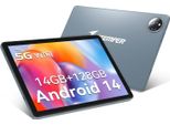 2024 Ultimo Tablet Android 14, 10 Pollici, 4G Lte 5Ghz Wifi Pc, 14GB Ram + 128GB Rom (1TB Tf), Tablet Octa-Core Fhd 1280X800 Incell Ips, 8000Mah,