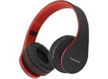 Cuffie Bluetooth Over Ear, Cuffie Wireless, Hifi Stereo, Cuffie Pieghevoli Con Microfono, Cuscinetti Morbidi, Micro Sd/Tf, Radio Fm Ios Android