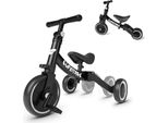 5 In 1 Balance Bike Balance Bike Triciclo Per Bambini Balance Bike Baby Walker Per Bambini Da 1 Anno A 4 Anni (Nero)