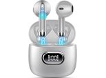 Cuffie Wireless Bluetooth 5.3 In Ear Con 4 Hd Mic, 42H Enc Noise Cancelling Earbuds Deep Bass, IP7 Impermeabile Earbuds Indicatore Led