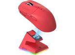 "Attack Shark X6 49G Mouse Da Gioco Superleggero Con Dock Di Ricarica Magnetico, Sensore Pixart PAW3395, 26000 Dpi, BT/2.4G Wireless/Wired, X3 Office Mouse"
