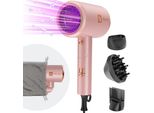 Asciugacapelli Da 2400W, Asciugacapelli Ionico Con Beccuccio Per Lo Styling, Diffusore E Beccuccio Dritto, Leggero E Ad Alta Velocità, Asciugacapelli Da Viaggio Pieghevole, Asciugacapelli