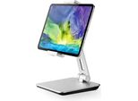 Qincoon Supporto Per Tablet, Supporto Regolabile In Alluminio Per Impieghi Gravosi, Rotazione A 360°, Supporto Metallico Pieghevole Ipad, Samsung Tab, Kindle (4,7-13 Pollici) (S