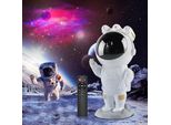 Galaxy Starry Sky Astronaut Projector, Led Space Night Light Projector Lamp Timer & Remote Control, Starry Bedroom Blanket, Perfect Gift Kids He