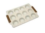 Scatola Per Muffin Royalty Line RL-MFN12 - Teglia Con Rivestimento In Marmo, 12 Pezzi