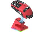 Mouse Da Gioco Superleggero Da 49 G Con Dock Di Ricarica Magnetico, Sensore Pixart PAW3395, 26000 Dpi, BT/2.4G Wireless/Wired, Nastro, Aggiornamento X3 Per Win11/Xbox/Ps/