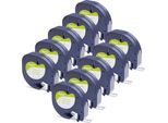 Label Orison Compatibile Dymo Letratag Refill 91220 91200 91330 Nero Su Carta Nastro Produttore Ricariche LT-100H LT-100T Xr QX50 200B, P