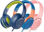 Con Microfono, Cuffie Per Bambini Per Scuola/Viaggio/Pc/Tablet, Limitatore Di Volume 85/94Db, Suono Stereo, Pieghevoli, Regolabili, Condivisione Audio