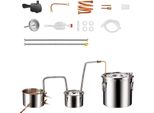 Alambicco Da 19 Litri - Alambicco In Acciaio Inox Con Pompa Dell'acqua - Ideale Per Birrerie Casalinghe