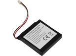 Avizar, Batteria Di Ricambio Gps Tomtom Via 120/125 3,7 V 700 Mah Li-Ion, Nero