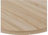 Kolm Piano Laminato Rovere Sonoma Rotondo Diametro 90 Cm Per Scrivania, Tavolo, Tavolino