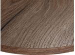 Kolm Piano Laminato In Rovere Cioccolato Rotondo, Diametro 68 Cm, Per Scrivania, Tavolo, Tavolino