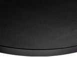 Kolm Piano Laminato Nero Rotondo Diametro 90 Cm Per Scrivania, Tavolo, Tavolino