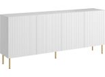 Dmora Credenza Londa 42X200X82H Cm, Apertura Battente 8 Vani