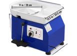 Ruota Da Vasaio, Velocità Regolabile, Funzionamento Silenzioso, 350W 5Kg Blu