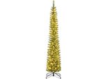 Albero Di Natale Artificiale Con Luci A Led Albero Di Natale Sottile Illuminato Albero Festivo 210 Cm