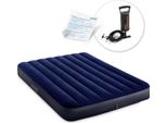 Materasso Gonfiabile 191X137X25 Cm Con Pompa A Pistone Intex 64758