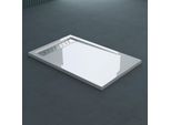 Doporro Piatto Doccia 90X120X5Cm, Piatto Doccia Rettangolare In Acrilico Xetro04W, Bianco