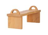 Fackelmann Tagliere Vassoio In Legno Di Faggio, Alzatina Per Servire Scomponibile, 40X16X2 Cm