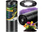 Agrotessile Da Giardino 1,6 M X 50 M 90 G/M2 + 50 Spilli Plonos - Nero