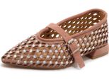 N7576 Ballerina Donna Mimmù Woman Perforated Flat Shoes
