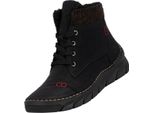 Stivaletto Rieker Da Donna Foderato Di Nero