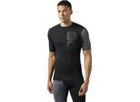 Reebok Magliette Activchill Graphic Compression, BR9571, Taglia: 182