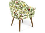 Poltrona Excelsa Havana In Poliestere E Multistrato 70,5X65X83 Cm Multicolore