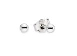 Paar Ohrstecker "Schmuck Geschenk Silberohrstecker Kugel", Silberfarben, Aniston Jewelry & Watches, Ohrringe, Damen, 3Mm, Silber 925 (Sterlingsilber)